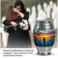 thumbnail image 3 of SABURIAL Fishing Urn - Keepsake Urn For Ashes Adult Male - Large Decorative Urns - Mini Cremation Urns For Human Ashes Adult Male - Combo Of 10 Inch & 3 Inch, 3 of 7