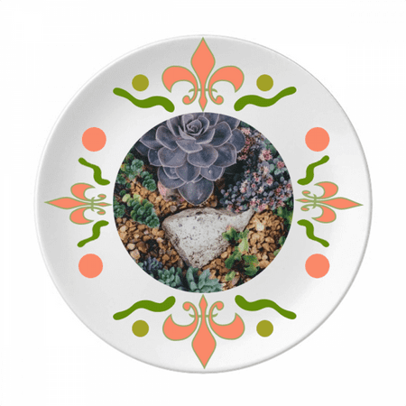 

Stone Flower Science Nature Scenery Flower Ceramics Plate Tableware Dinner Dish
