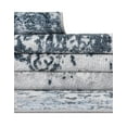 thumbnail image 4 of Unique Loom Kamala Washable Collection Area Rug - Vintage (5' 3" x 8' Rectangle Navy Blue/Gray), 4 of 9
