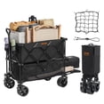 thumbnail image 1 of VEVOR Carro plegable de dos pisos, carro plegable de 400 L con ruedas todo terreno, carro plegable resistente, capacidad de peso de 450 libras para camping, compras, jardín, 1 of 9