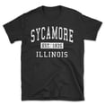 thumbnail image 1 of Sycamore Illinois Classic Established Men's Cotton T-Shirt, 1 of 1