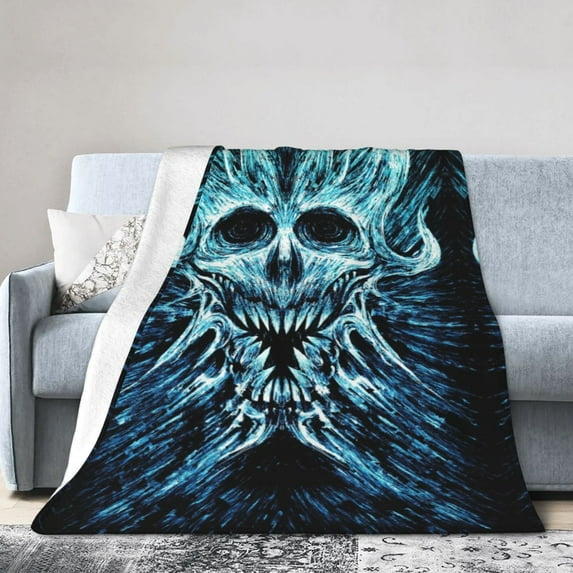 ZICANCN Anti-Pilling Flannel Bed Throw Blankets Creature Monster Fantasy , Couch Ultra Soft Micro Fleece Sofa Bed Camping Travel Blanket for Adults 40"x30"