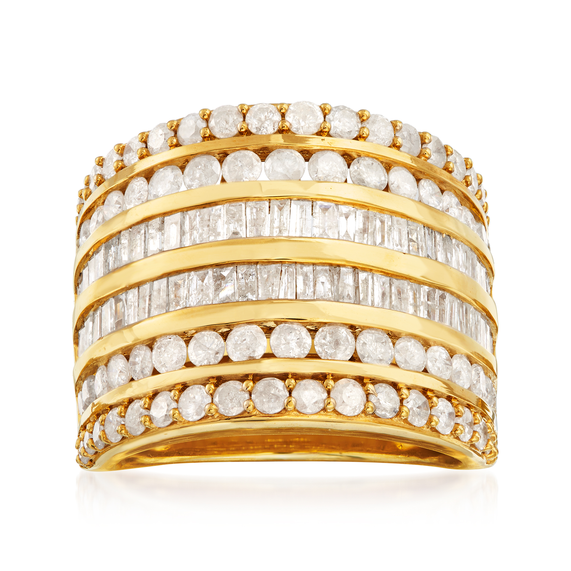 RossSimons RossSimons 3.00 ct. t.w. Diamond Baguette and Round