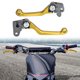 thumbnail image 4 of Par Moto Embrague Freno Manetas Ajustables Plegables Dorado Tono Unique Bargains palancas de freno para deportes motorizados, 4 of 6