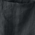thumbnail image 6 of Summer Tops, Duoif Women's Artistic Linen Half Sleeve Top, Loose Casual Style Shirts for Women Black XL, 6 of 6