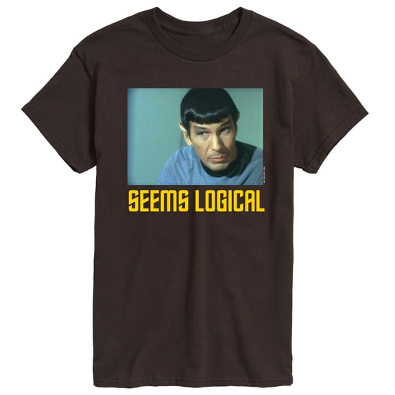 Star Trek - Spock Seems Logical - Men's Short Sleeve Graphic T-Shirt