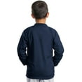 thumbnail image 3 of Sport-Tek ®  Youth V-Neck Raglan Wind Shirt. Yst72 S True Navy, 3 of 5