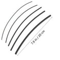 thumbnail image 2 of Minkissy 70 Pcs Tubes Rétractables pour Fils Noir Tubes Rétractables pour Marquage de Ligne, 2 of 8