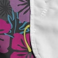 thumbnail image 4 of Floral Microwave Oven Cover, Continuous Colorful Exotic Summer Aloha Flower Petals Retro Blossoming Pattern, Water Resistant Organizer with Pockets Kitchen, 36" x 12", Grey Multicolor, by Ambesonne, 4 of 4