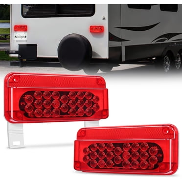 MaxxHaul 80685 Universal Square 12V Combination 38 LED Signal Tail