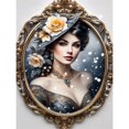 thumbnail image 1 of Lleno Diamantes Dama Btafrte Serie Personajes Resina 30*40CM, 1 of 9