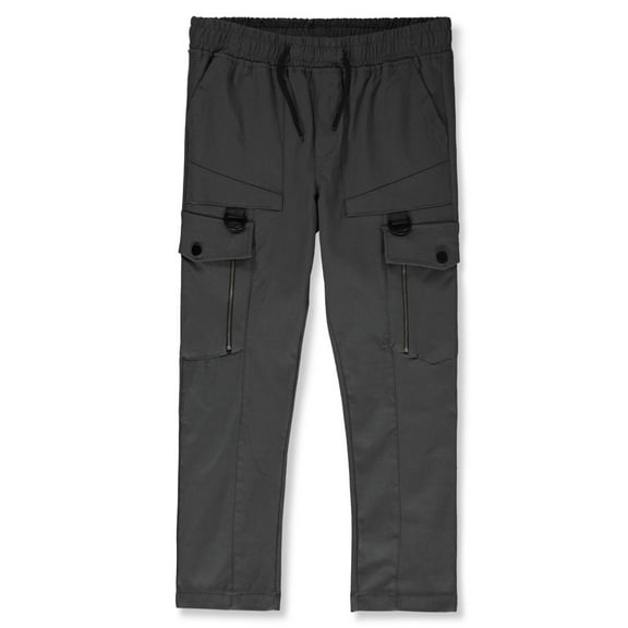 LR Scoop Boys' Cargo Pants Joggers Color: charcoal gray Size: 10 - 12