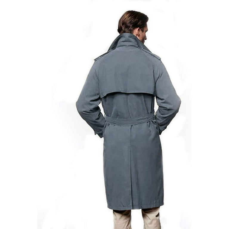 London Fog Men's Iconic Trench Coat, British Khaki, 48L London Fog Men's Iconic Trench Coat, British Khaki, 48L