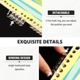 thumbnail image 4 of Blue Green Yellow Stripes A5 8.3x5.7in PP Notebook, Adjustable Rings, 60 Sheets, Diary or Journey Note, 4 of 8