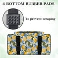 thumbnail image 7 of ZIATUBLE Lemon Carrying Travel Storage Washable Sewing Machine Organizer and Storage Dustproof Carry Case with Storage Pockets and Handles Compatible with Most Standard Sewing Machines, 7 of 7