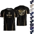 thumbnail image 2 of 2026 New United States Soccer Practice Jerseys, USA National Team Soccer Jersey Sweat Resistant Football Training Shirts, Retro Streetwear Fan Wear for Adult(Vermilion, M), 2 of 4