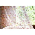 thumbnail image 2 of Colorful Tulle Curtains with Rod Pocket, Tulips and Poppy Flowers Romantic Arrangement Valentines Day Themed Illustration, Sheer Drape for Wedding Party 2 Panels, 7 Sizes, Multicolor, by Ambesonne, 2 of 3