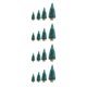 thumbnail image 3 of Mini Árbol de Navidad Billuyoard 8 Piezas con Base Azul Verde, 3 of 6