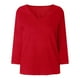 thumbnail image 1 of Pntutb Blusa de manga larga con cuello en V para mujer Pntutb Pntutb-5371, 1 of 6