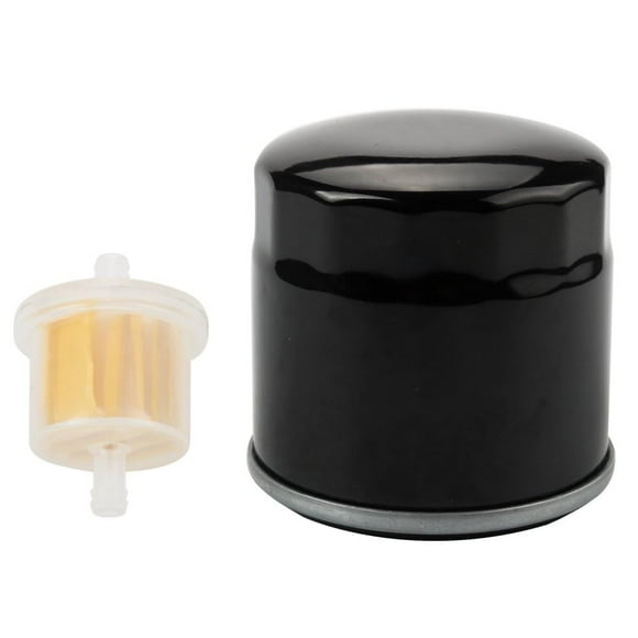 Harbot 120-4276 136-7848 Oil Filter with Fuel Filter for Toro V-Twin Engine Timecutter SS5000 ZS SW SS MX SWX HD Zero Turn Mower 127-9222 Oil Filter