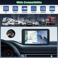 thumbnail image 4 of Podofo 4.7" HD 1280 * 720 Portable Car Stereo with Wireless Apple CarPlay Android Auto Live Navigation, Voice Control, 4 of 9