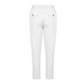 thumbnail image 4 of Annhoo Dress Pants for Women High Waisted Tapered Pants Elegant Business Office Cropped Trousers with Pockets, 4 of 8
