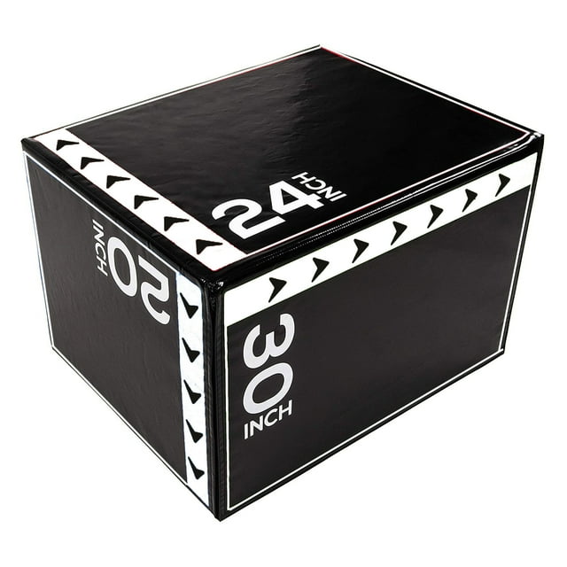 BalanceFrom Fitness 16lb Versatile 3-in-1 Plyometric Jumping Exercise Box