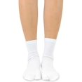 thumbnail image 5 of TeeHee Flip Flop Big Toe Cotton Socks 3-Pairs Pack (White), 5 of 5