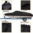 thumbnail image 2 of iCOVER Trailerable Boat Cover, 300D Waterproof Heavy Duty Marine Grade Canvas 12ft-14ft Long and 68" Wide, 2 of 5