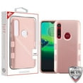 thumbnail image 2 of Motorola Moto G8 PLAY Phone Case 3 in 1 Hybrid Impact Armor Hard PC & TPU Silicone Rubber Heavy Duty Rugged Bumper Shockproof Full Body Frame Protective ROSE GOLD Cover for MOTOROLA Moto G8 Play, 2 of 2