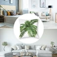 thumbnail image 5 of Acheng Palm Leaves with Lush Branches and Leaves Tropical Jungle Palm Leaves Short Plush Pillowcase Set of 2 White, 5 of 7