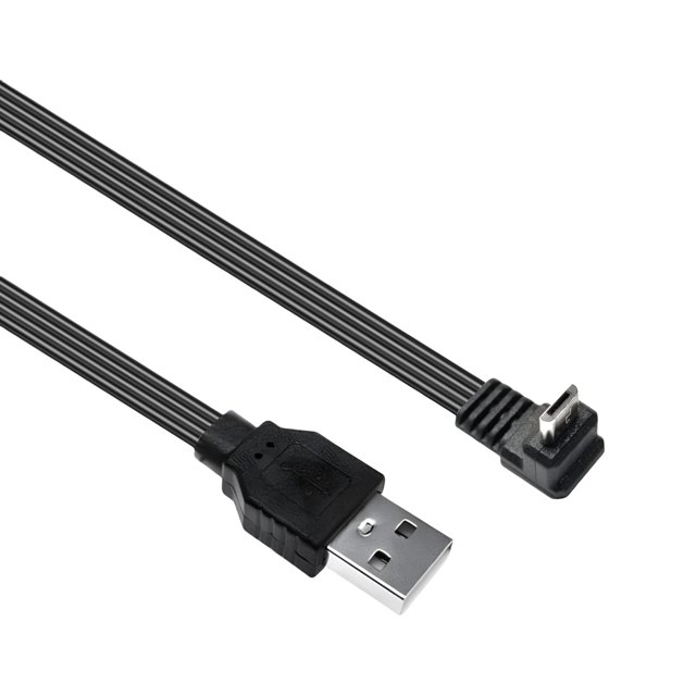 USB 2.0 To 5pin USB Adapter Cable 480Mbps 10W For Charging And Data Transmission 90° Elbow Line For Tablets Toy Lamp