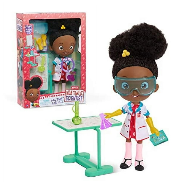 Doll Just Play Ada Twist, Scientist Ada Twist Lab 32 cm con aire acondicionado