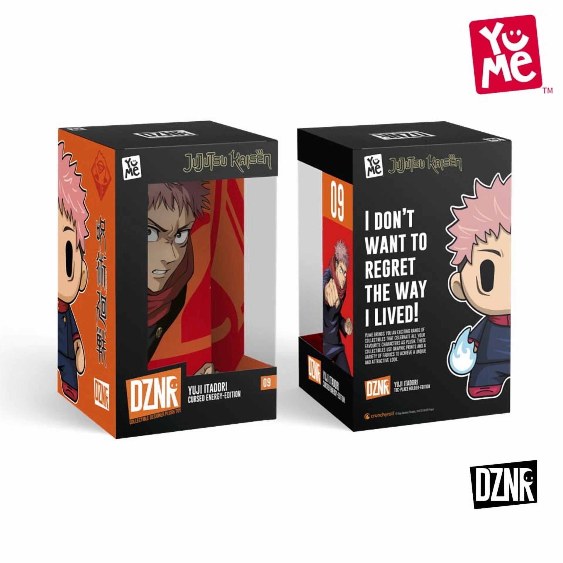 YuMe Jujutsu Kaisen 7in DZNR Plush - Yuji for Toy Stores - Walmart