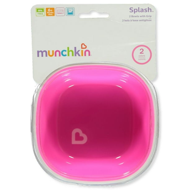 Munchkin Splash 2Pack Bowls with Grip