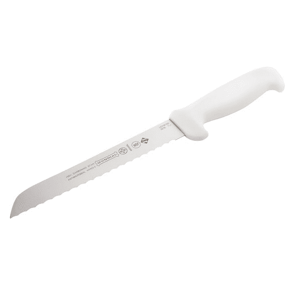 Mundial 5600 Series Serrated Edge Bread Knife, 7.5 inch White
