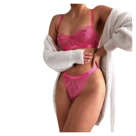 

Knosfe Women s Briefs Lace Breathable Underwear Soft See Through Low Waisted Panties Plus Size Lingerie Set XXXL