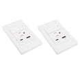 thumbnail image 1 of Toma De Pared, Toma USB Tipo C Con Puertos De Carga De 2,1 A Y Prevención De Sobrecarga, Para Reemplazo De Toma De Corriente De Pared Estándar, 1 of 7