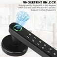 thumbnail image 6 of Electronic Handle Smart Door Knob Fingerprint Biometric Digital Code Door Lock, 6 of 12