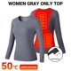 thumbnail image 1 of Men Women Heated Underwear Top with Pants Set Washable USB Charging Electric Thermal Heating Insulated Clothes with 3 Level Temperature Setting Cold-Proof Underwear Outdoor Winter Heating, 1 of 5