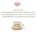 thumbnail image 7 of Aunavey Baby Girls' Star Tutu Glitter Ballet Triple Layer Tulle Dance Skirt Kids Princess Birthday Party Dress, 7 of 7
