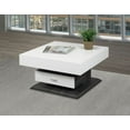 thumbnail image 1 of Keith Rotating Coffee Table with Lift Top, Grey/White, 1 of 3