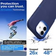 thumbnail image 3 of iPhone 17 Case Cover 3 Layer Rugged / Heavy Duty / Shockproof 6.1" Navy, 3 of 6