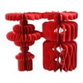 thumbnail image 1 of Adornos de Guirnalda de Papel BLESIY Rojo con Forma de Panal Estilo A, 1 of 8