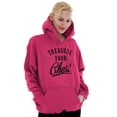 thumbnail image 4 of Treasure Your Chest Breast Cancer Hoodie Sweatshirt Women Brisco Brands S, 4 of 6