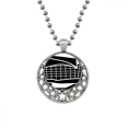 thumbnail image 1 of Germany Famous Landmark Architecture Necklaces Pendant Retro Moon Stars Jewelry, 1 of 3