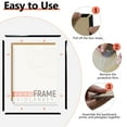 thumbnail image 4 of VIOLABBEY 16x20 Frames Set of 5,Gallery Frame for Wall Mounting, Black, 4 of 8