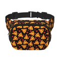thumbnail image 1 of Easygdp Cartoon Pizza Fanny Packs para Mujeres y Hombres, Bolsa de Cinturón, Bolsos de Cruz para Trabajo/Correr/Senderismo, 1 of 9