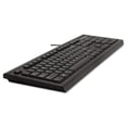 Keyboard For Life Slim Spill-Safe Keyboard, 104 Keys, Black | Bundle of ...