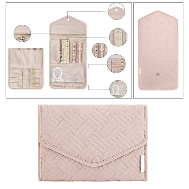 Travel Foldable Jewelry Organizer Roll Jewelry Case s Necklaces